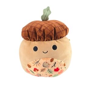 Squishmallows Harvest Mac the Acorn Fall Patterned Belly, Plush KellyToys-8 inch